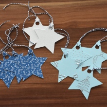 Geschenksetiketten Sterne